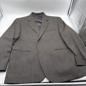 Lauren RalphLauren Blazer Mens Houndstooth 100% Wool Size 44S Green‎ Label